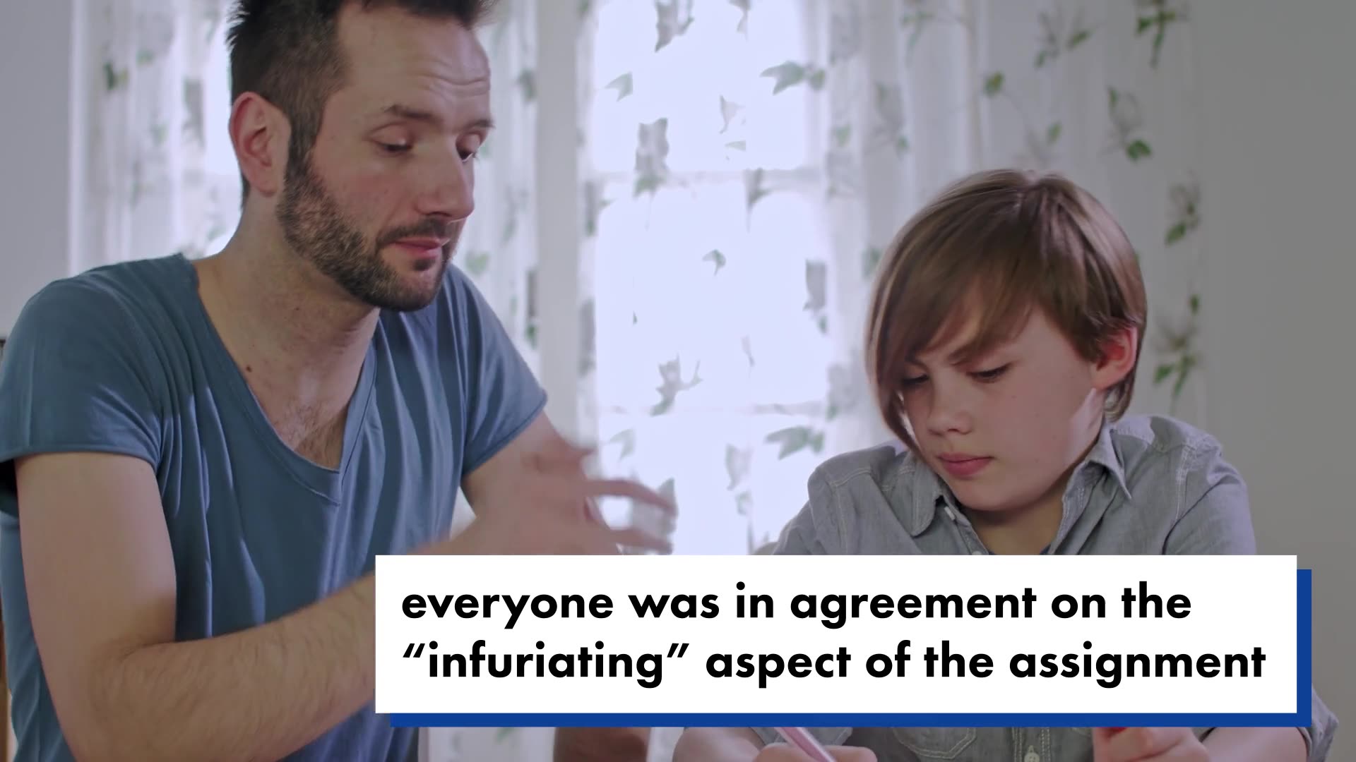 Kindergartener's confusing homework question has parents stumped