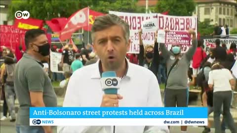 Anti-Bolsonaro protests held across Brazil over pandemic policy | DW News