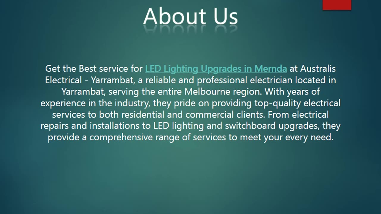 Best service for LED Lighting Upgrades in Mernda