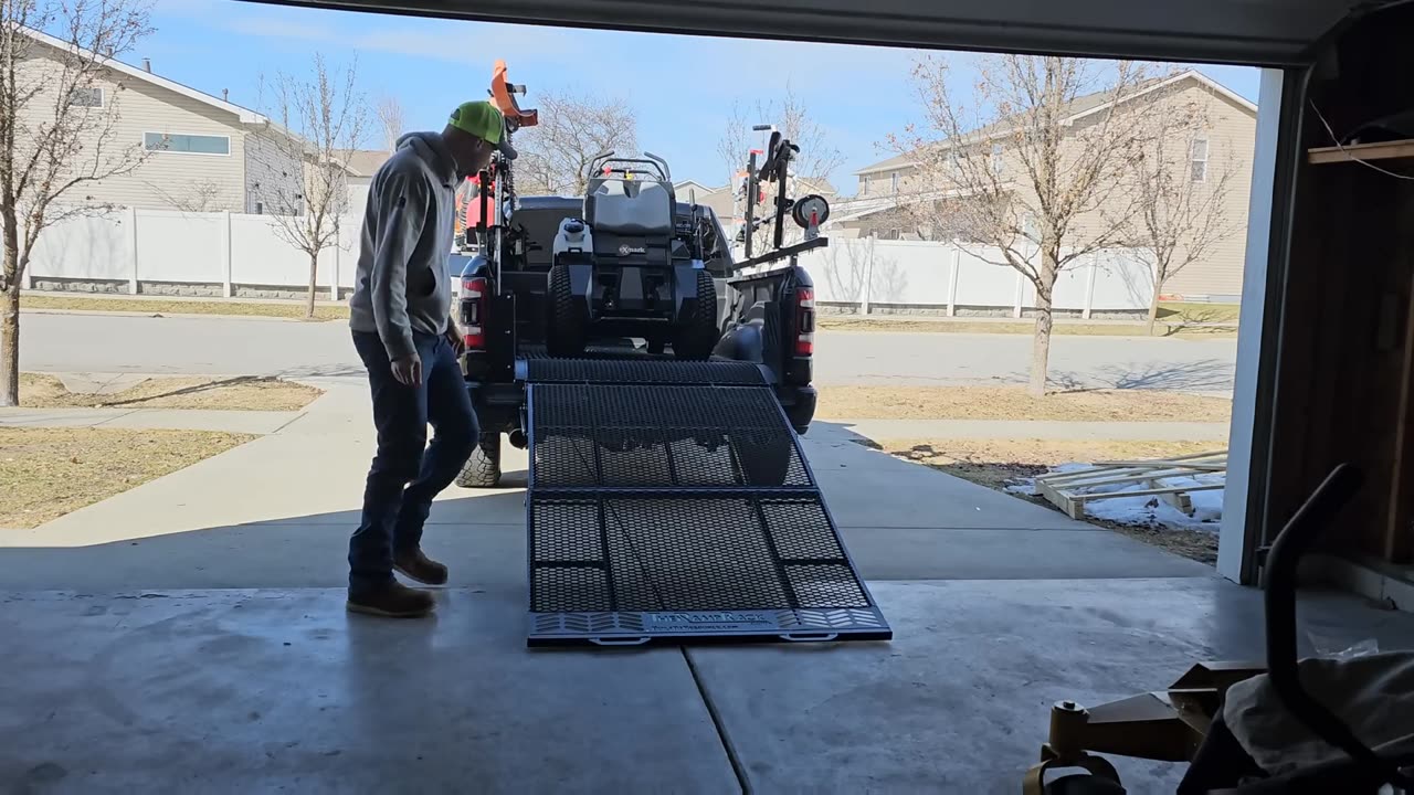 Installing Ramp Rack Sport For Trailerless Lawn Care Setup (Part 3)