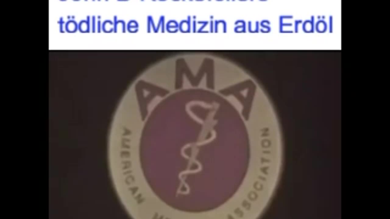 Tödliche Medizin aus Erdöl seit D. ROCKEFELLER...🙈🐑🐑🐑 COV ID1984