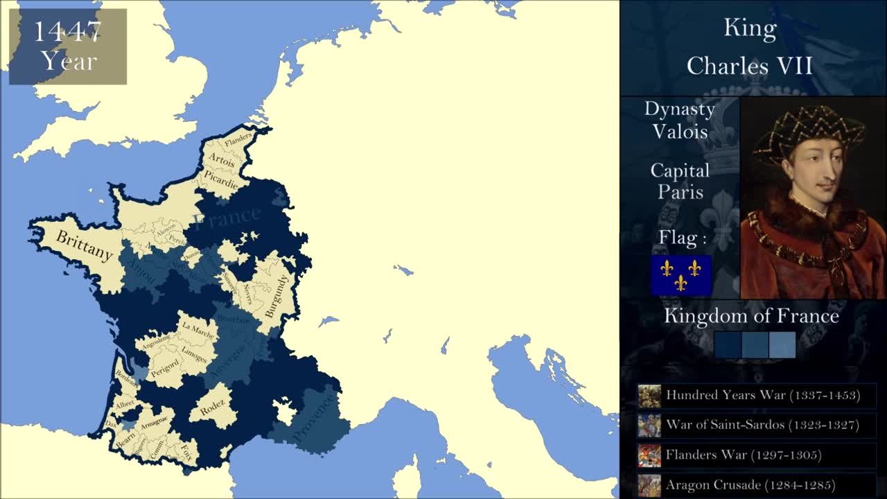 The History of France : Every Year