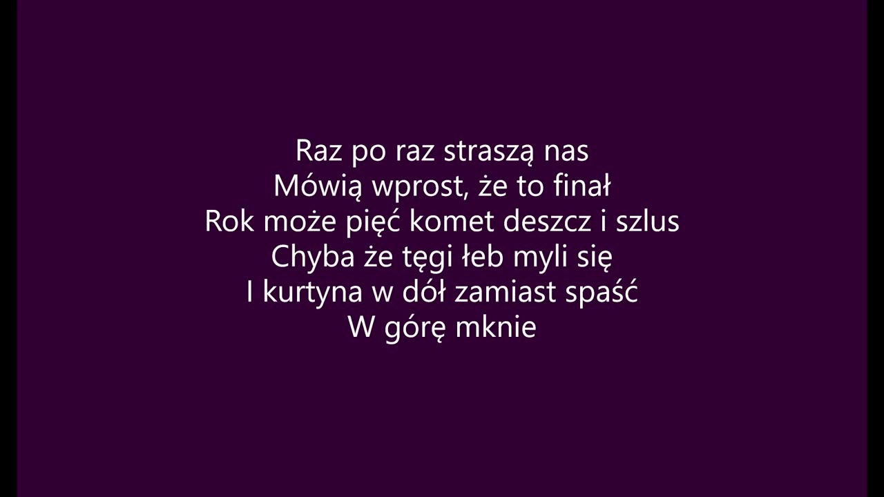 Raz po raz Perfect (tekst)