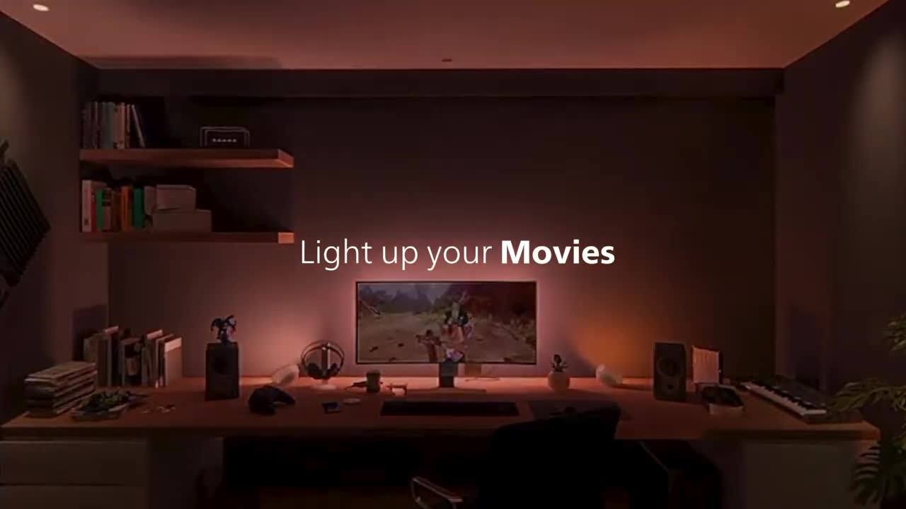 Philips Hue - Tingkatkan pencahayaan di area hiburan Anda!