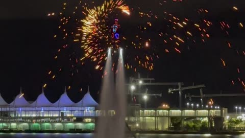 Flyboard Fireworks Show