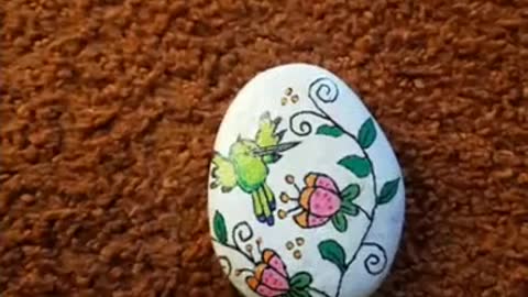 most unique and attractive stone rock painting ideas