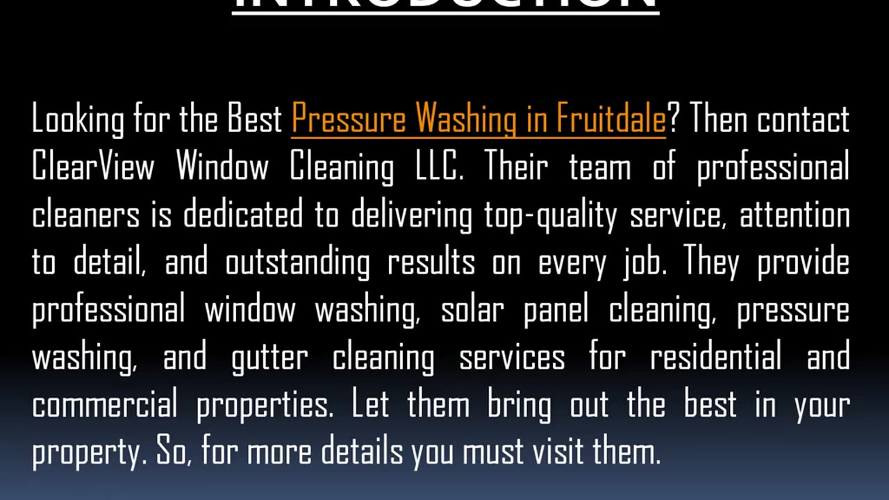 One of the Best Pressure Washing in Fruitdale