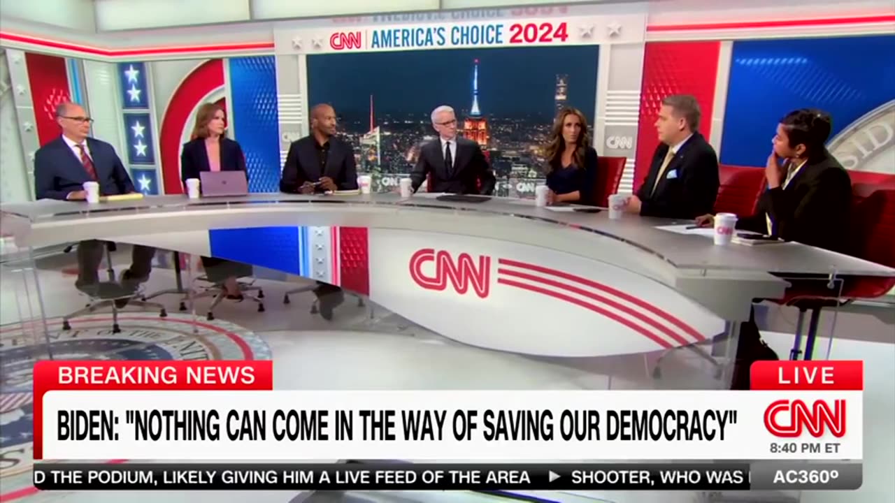 STRAIGHT UP FACTS to CNN panel mourning the end of Crooked Joe's campaign