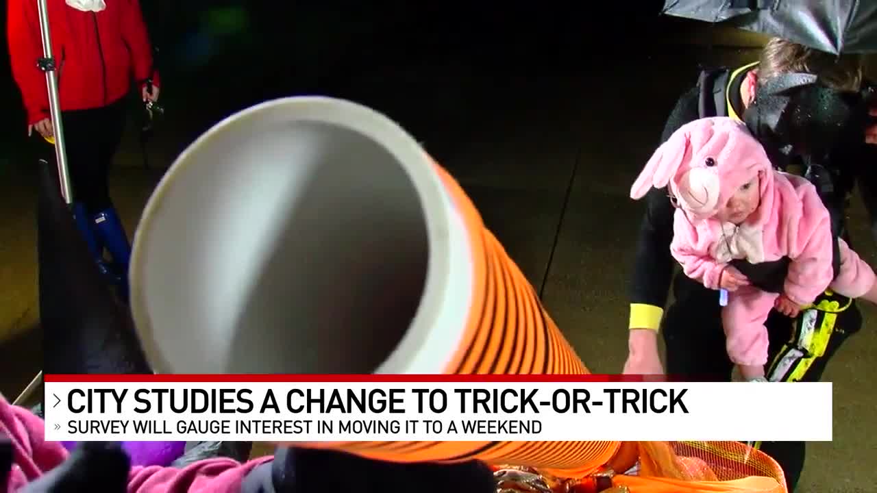 Trick-or-treating in Cincinnati could be moved permanently to weekend evening