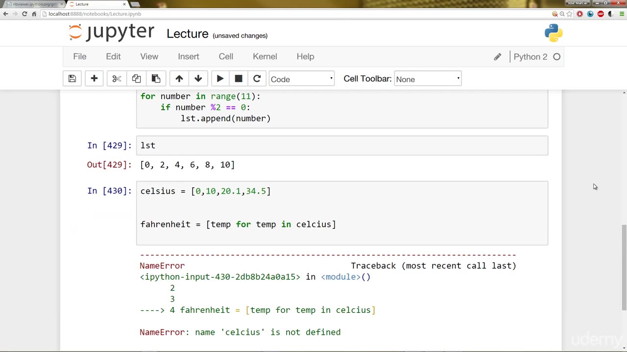 18 python programming for beginner - List Comprehensions