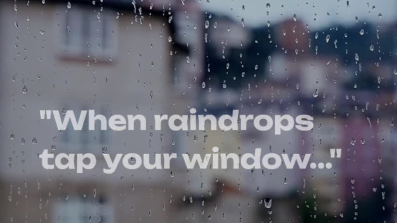 ""When Raindrops tap your window"" #Natural phenomena #shortsvideo #natural #profound #englishfact