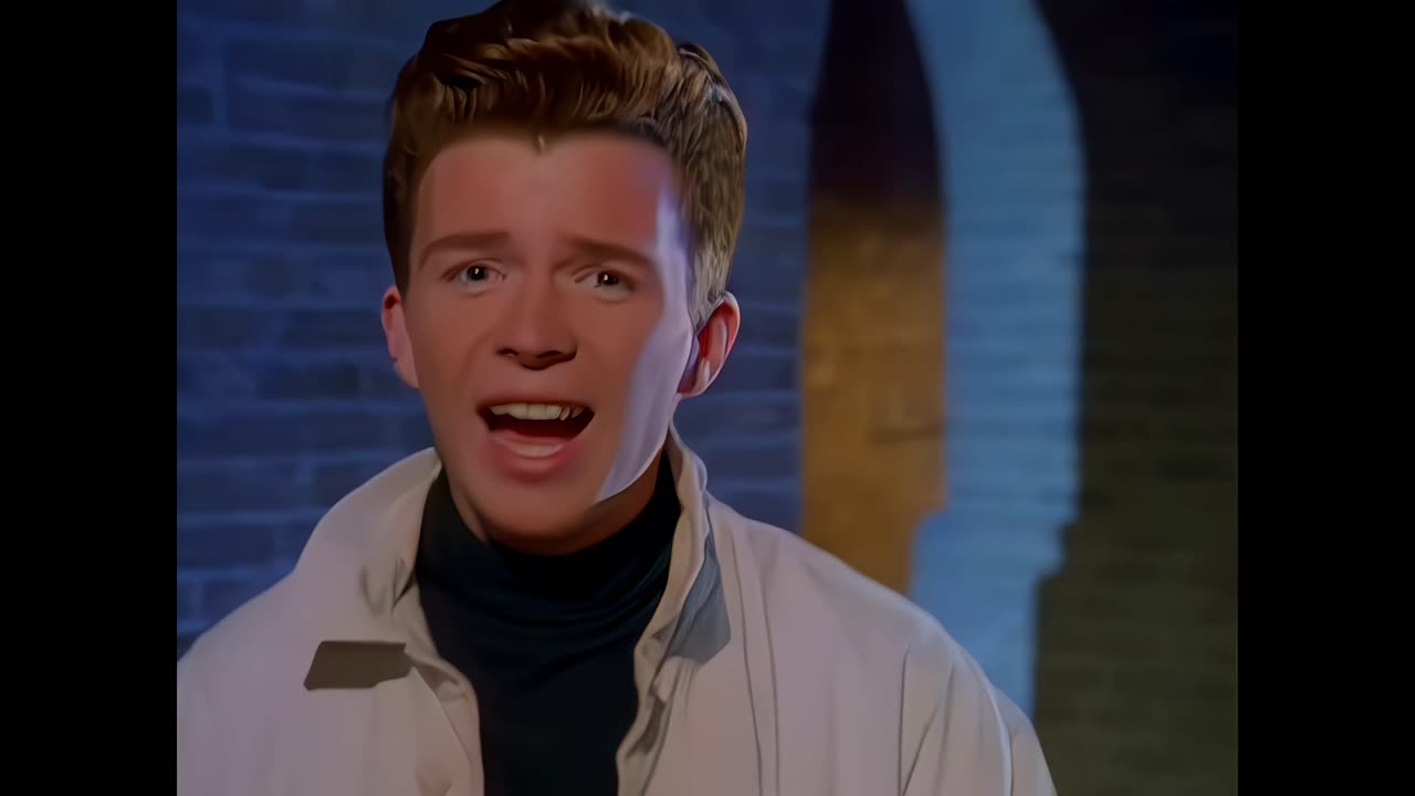 Rick Astley 1987 Never Gonna Give You Up acapella remastered 4k