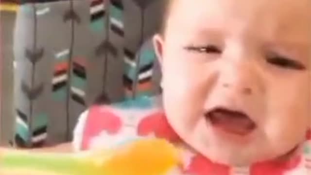 What a cute child please try to laugh
