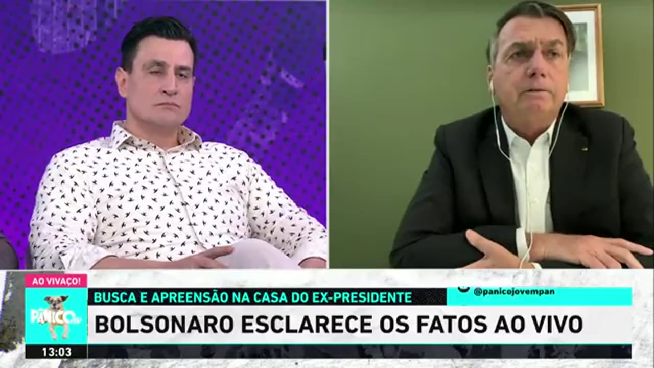 Bolsonaro esclarece os fatos.