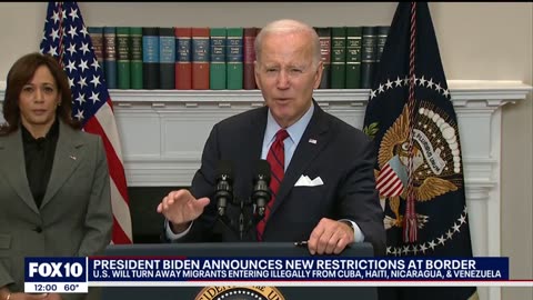 Biden announces new restrictions at Mexico border