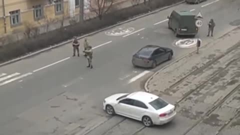 Situation on the streets of Ukrainian cities