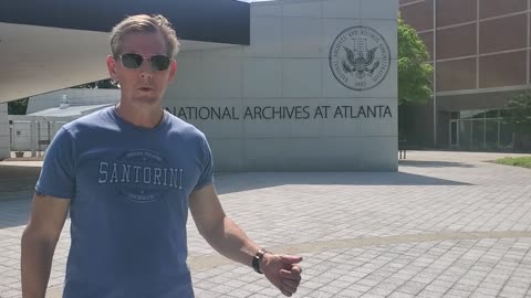 Georgia Archives visit for Land Patent