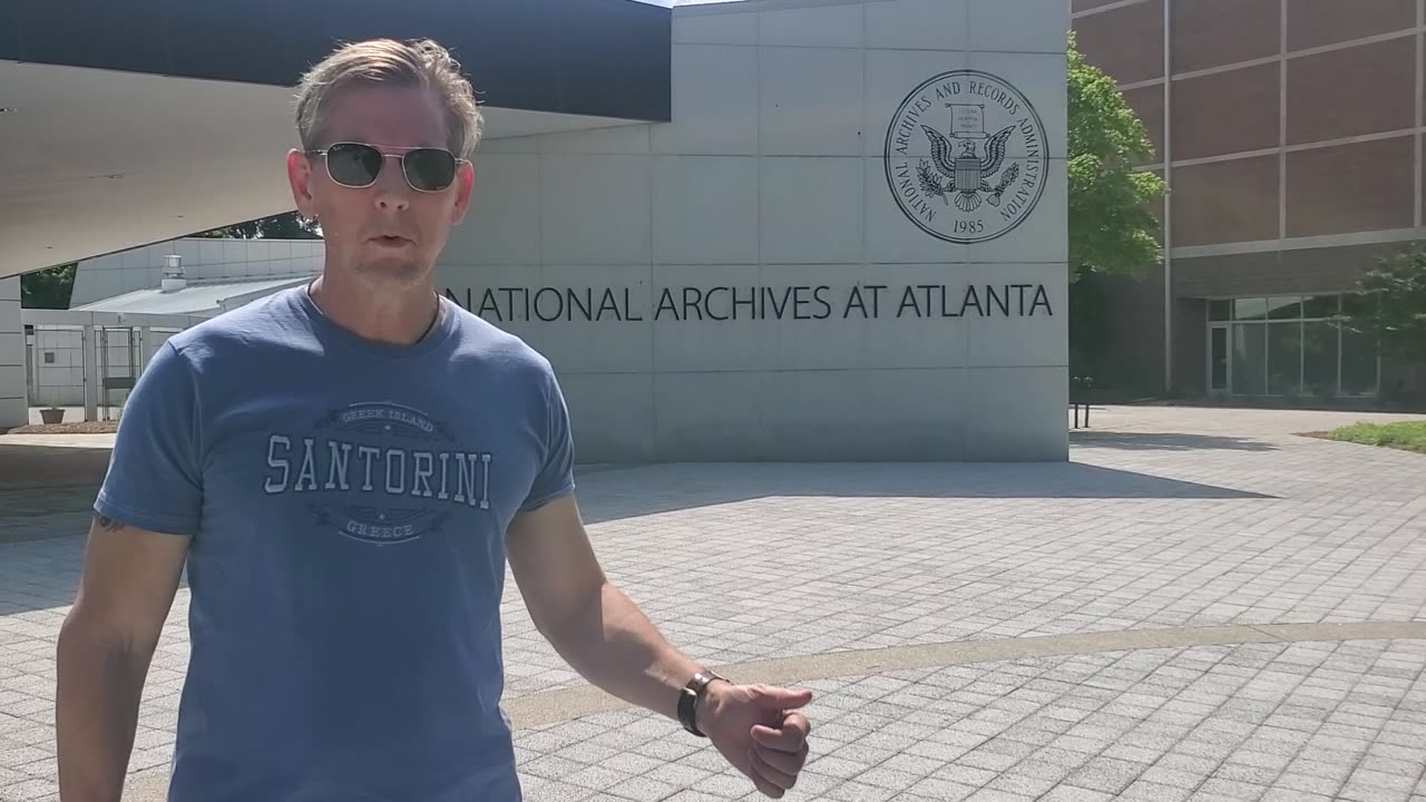 Georgia Archives visit for Land Patent