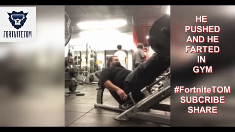 BIG GUY FARTS LOUD IN THE GYM