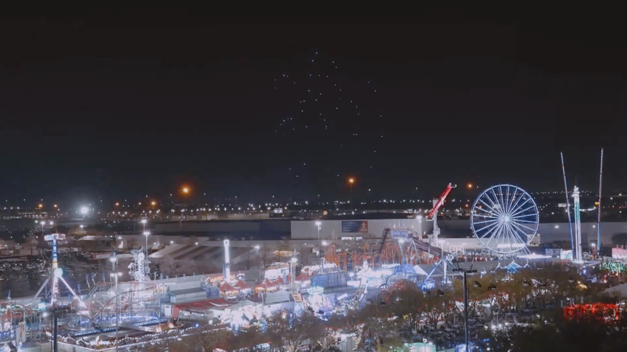 Houston livestock show and first-ever rodeo drone show wow guests this weekend