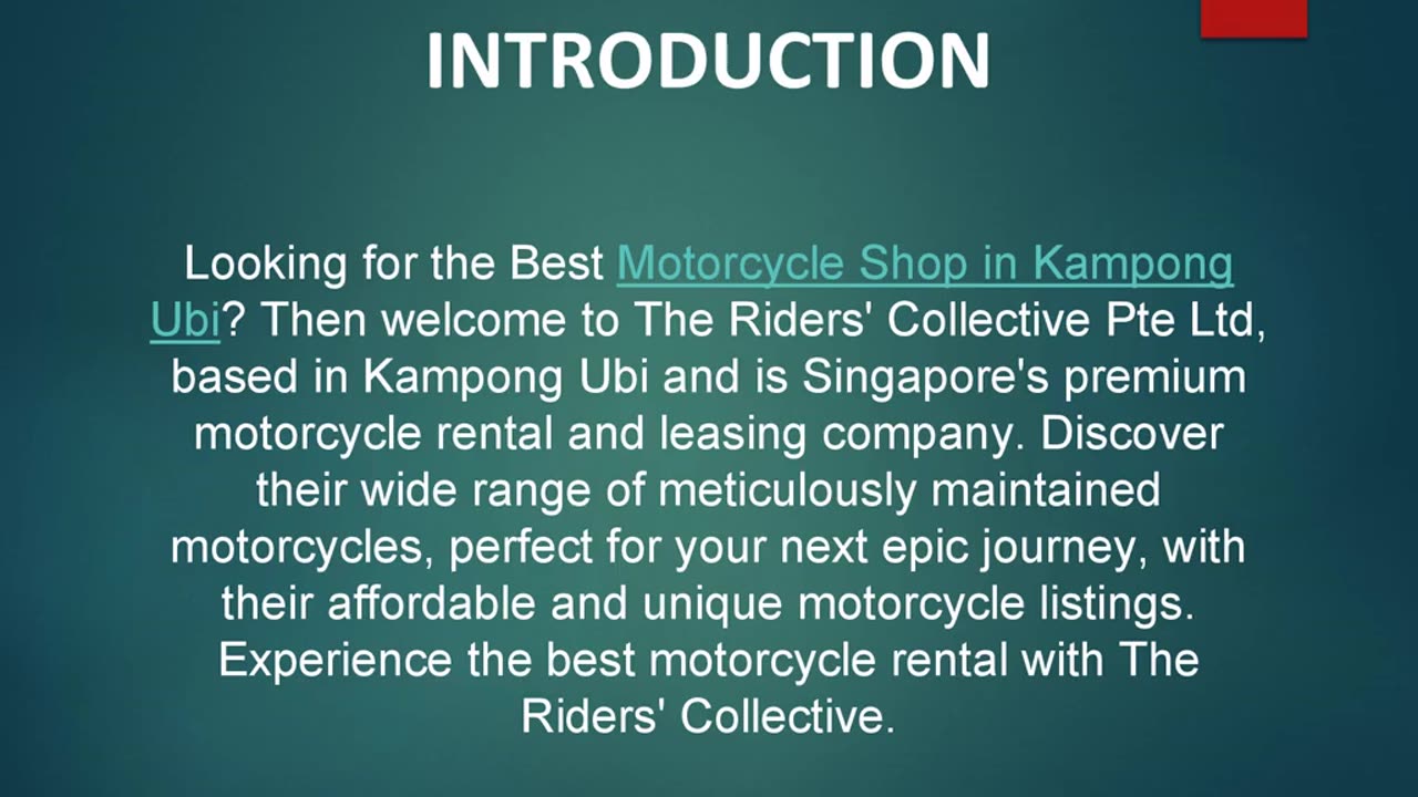 Best Motorcycle Shop in Kampong Ubi