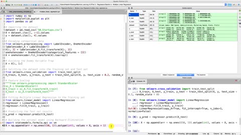 Multiple Linear Regression in Python #tech #science #datascience #phyton