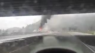 Semi trailer Fire