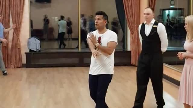 Sebastian Arce, seminar "Argentine Waltz", school of R.Kovgan, 2018