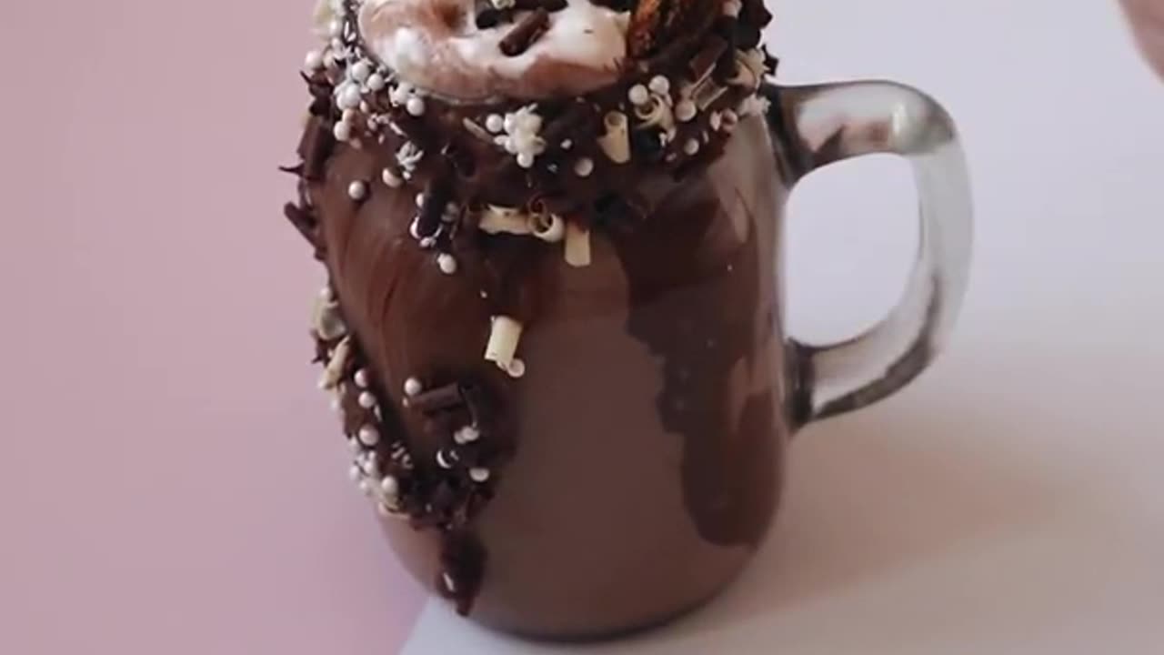 Chocolate milk shake