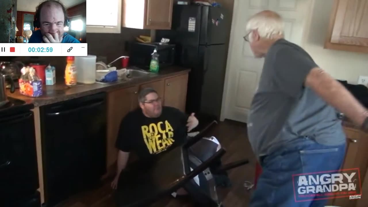 "PICKLEBOY BREAKS GRANDPA'S CHAIR!" (Reaction; #38)