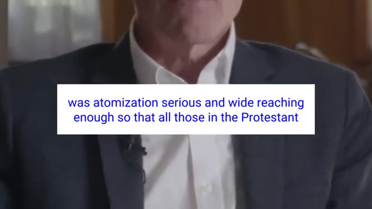 Jordan Peterson Identity Fixation Degenerate Protestants