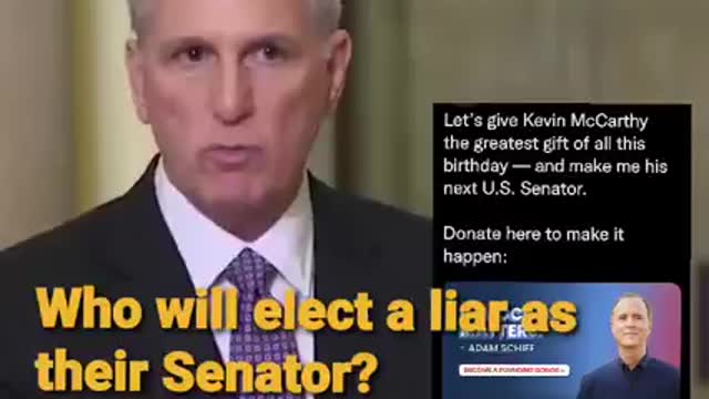 Adam Schiff running for US Senate as greatest birthday gift to Speaker Kevin McCarthy