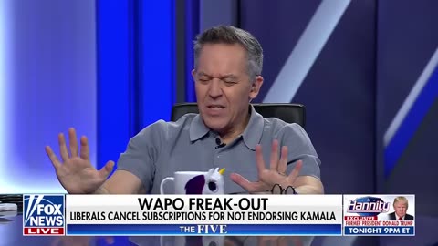 'The Five' Angry liberals have a WaPo freak-out