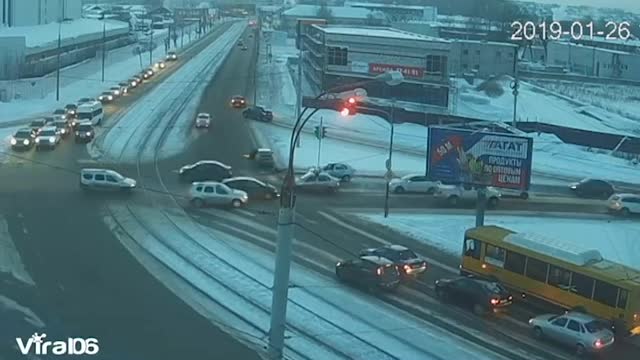 Funny russian car crashes 2020 february winter edition compilation