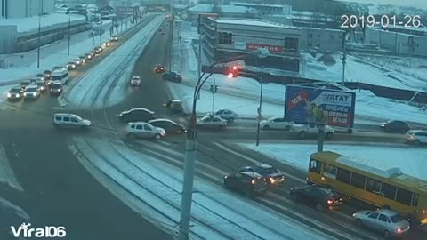 Funny russian car crashes 2020 february winter edition compilation