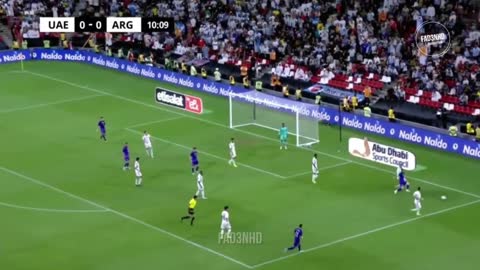 Lionel Messi vs United Arab Emirates 2022 | Amazing Goal & Assist