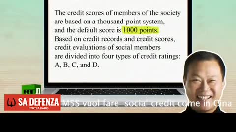 Il social credit cinese è uguale a quello proposto da M5S.