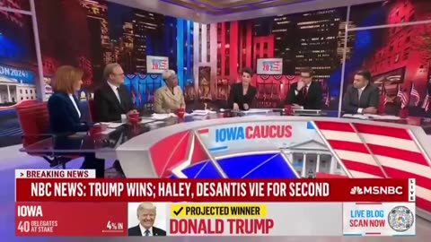 Rachel Maddow has a meltdown that Trump won in Iowa… 🤣🤣😂😂