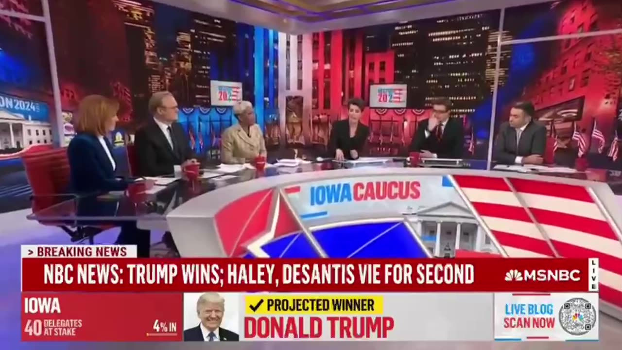 Rachel Maddow has a meltdown that Trump won in Iowa… 🤣🤣😂😂