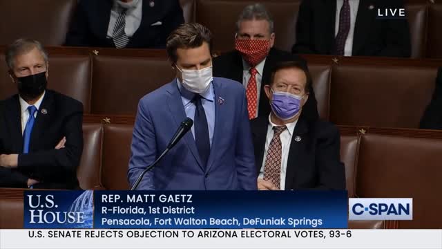 Jan 6 Mat Gaetz speech
