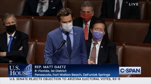 Jan 6 Mat Gaetz speech