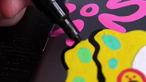 Custom iPad using Posca Markers!