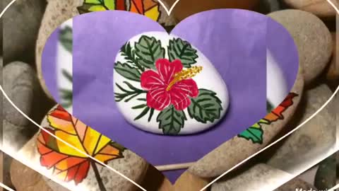 rock painting pretty and cute painting designs new stone craft