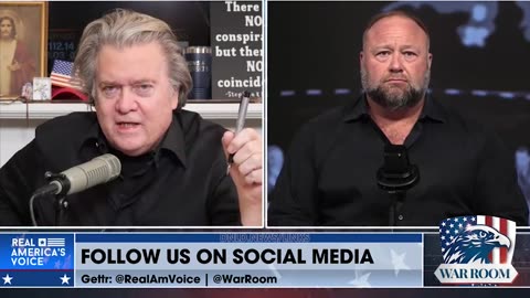 Steve Bannon & Alex Jones: The Globalists Are At War With The United States - 4/11/23