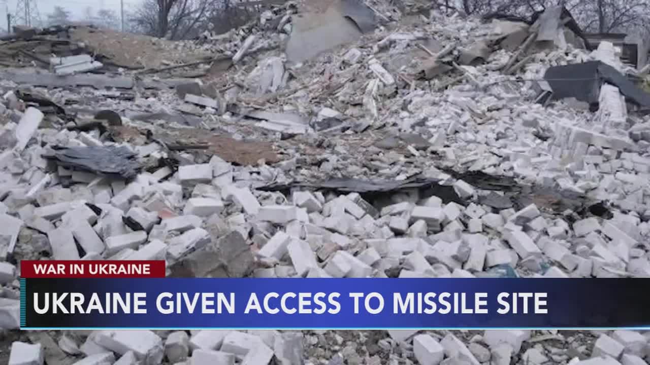 Ukraine given access to site of deadly missile explosion