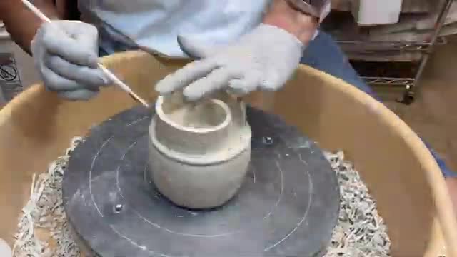 Making a French Butter Dish by Fine Ceramics