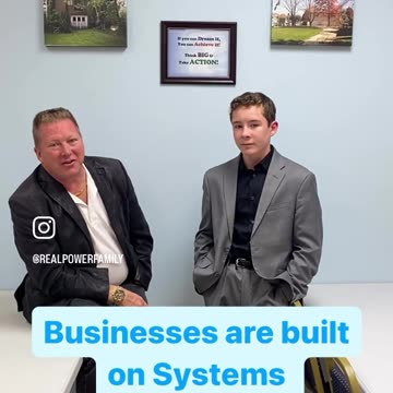 If your business is run by systems that even a teenager can follow you will have freedom