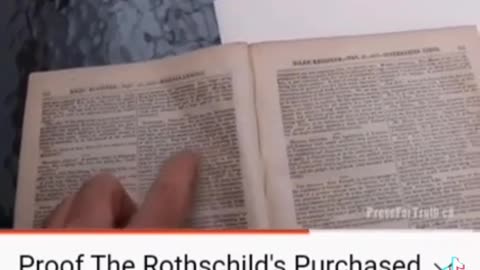 PROOF THE ROTHSCHILD’S PURCHASED JERUSALEM AND CREATED ISRAEL