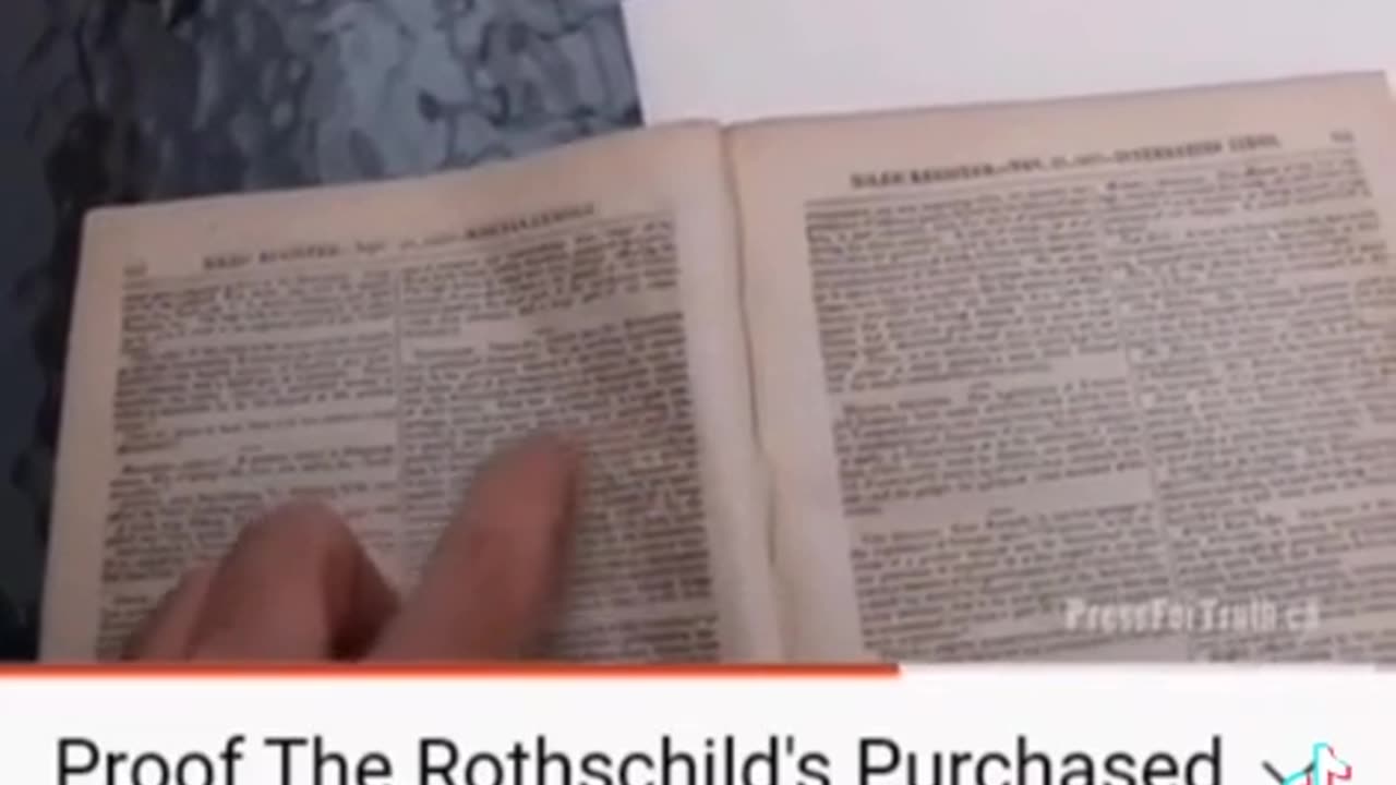 PROOF THE ROTHSCHILD’S PURCHASED JERUSALEM AND CREATED ISRAEL