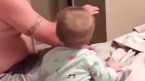 baby reaction